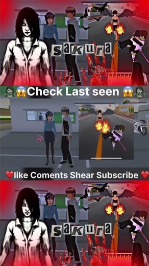 Horror Sakura Drama part 8😱🧟‍♀️ #sakuraschoolsimulator #funnyvideos #viralclips #shorts