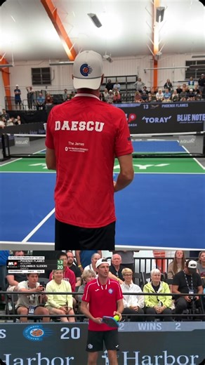 6K views · 49 reactions | The big man @andreidaescupkl closes out the dreambreaker for the @columbusslidersmlp 略 They use the clutch play of @roscoebellamy to take this one to a dreambreaker against the Flames and the rest was history  | Major League Pickleball | Facebook