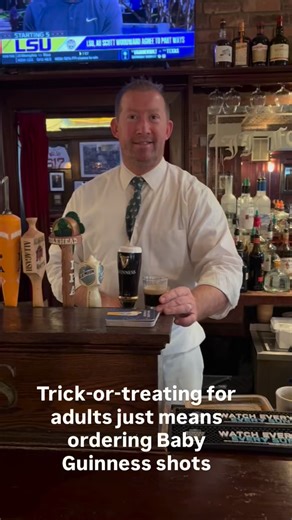 2.4K views · 66 reactions | Nothing against a Snickers bar, but I’ll take Baby Guinness shots and call it a win. Live music tonight at 9:30 — celebrate Halloween with us at JJ Foley’s. | JJ Foleys Cafe | Facebook