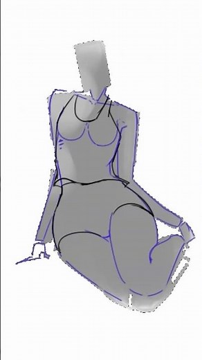 Learn Human Perspective Drawing Using Reference | Art Tutorial