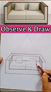 PERSPECTIVE DRAWING explained // One Vanishing Point Drawing