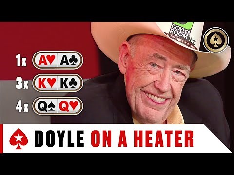 Doyle Brunson dealt KK-QQ-AA crazy amount of times ♠️Best of The Big Game ♠️ PokerStars
