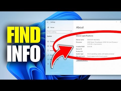 How To Find Processor Info In Windows 11 (CPU Specs)