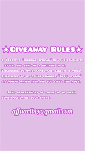 Giveaway rules🥰|journal giveaway|journal supplies|sticker| cute stickers