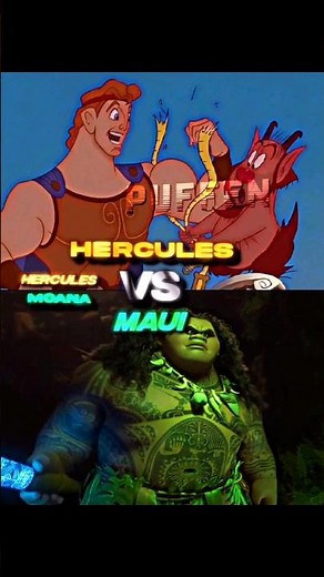 Hercules Vs Maui #meme #edit #disney #hercules #moana #maui