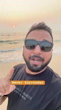 I was Ever A fighter So One Fight More 🔥🔥#sunset #Goa #beach #motivation #vineetpandeysir