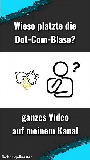 Wie platzte die Dot-Com-Blase? - KI-Blase erklärt #trading #aktien #kiblase #aibubble #finanzkrise