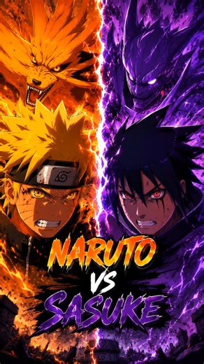 Naruto and Sasuke weren’t born enemies… they were shaped by pain. ☠️🔥