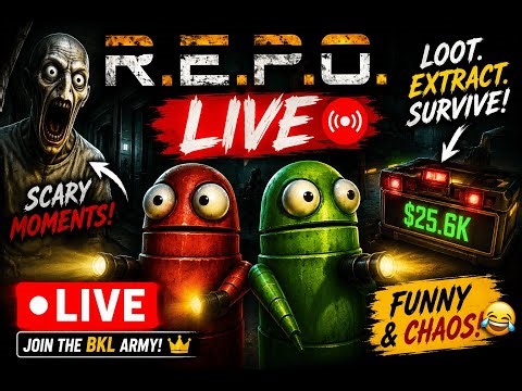 REPO LIVE 🔴 Scary Horror Gameplay with Friends 😱 Funny & Terrifying Moments
