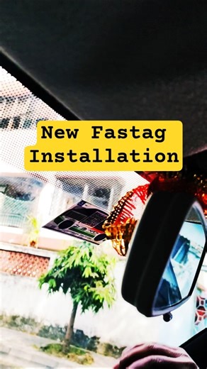 How to Fix New Fastag in A Car for a Perfect Fit #shorts