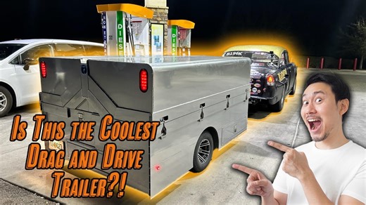 Is Finnegan's New Trailer The BEST Drag And Drive Trailer EVER Built?! A Few Stand Out, And This One Might Be At The Top Of That List - BangShift.com