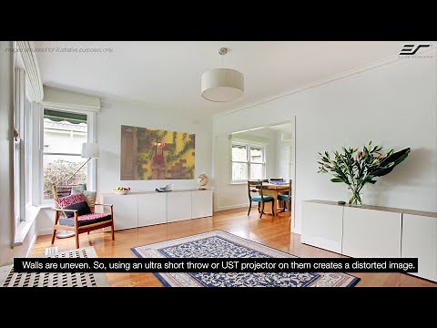 The Right Projection Screen for UST Projectors