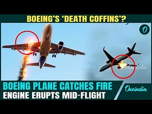 Terrifying U.S Plane VIDEO: Boeing-757 Turns Into Huge Fireball Mid-Air, Engine EXPLODES At 36000 Ft