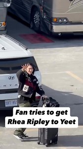 1.9K views · 22 reactions | A fan tried to get Rhea Ripley to Yeet ahead of Monday's Raw 藍 #WWE | wrestling.killer | Facebook