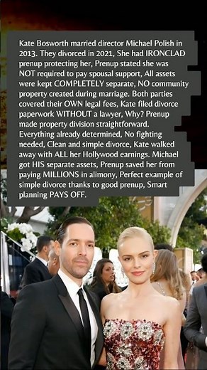 Kate Bosworth Prenup Saved Her From Paying Alimony