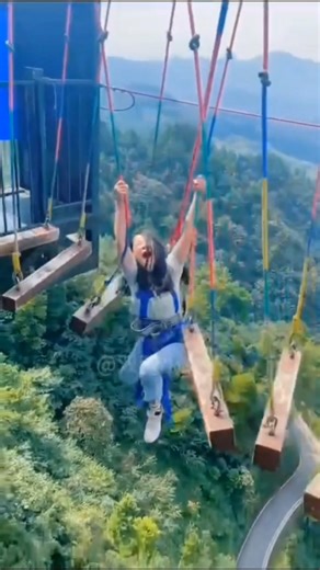 Sky bridge challenge 😱!