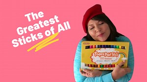 Watch Paint Sticks that make art fun and clean on Amazon Live