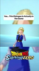 Trunks Vs Android 18 Unique Interaction In DB Sparking Zero