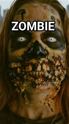 EASY Zombie Skin Using OATMEAL! #makeupshorts #sfx #zombie