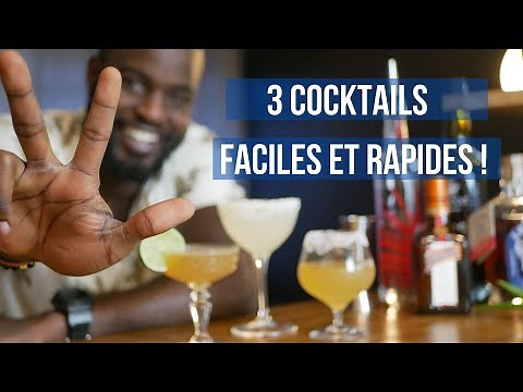 3 EASY cocktails in less than 10 minutes