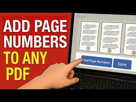 Add Page Numbers to Any PDF in 60 Seconds (Using Free Tool WITHOUT Adobe Acrobat )