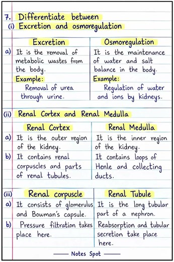 Chapter 4 |Excretion & Osmoregulation | Renal Cortex, Medulla & Nephron | Class 10 Biology | PECTAA