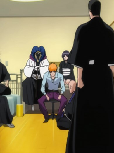 Ichigo Room Meeting and Captains Gathering in Bleach Anime