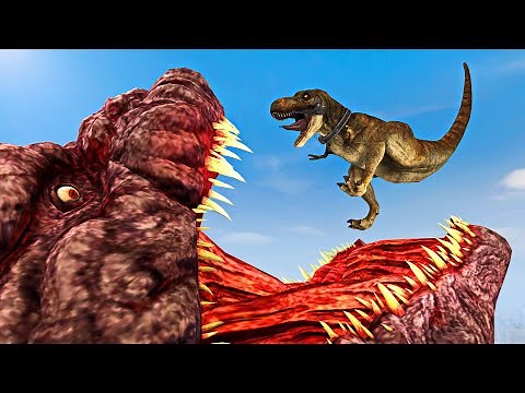 When T-Rex battles Shin Godzilla