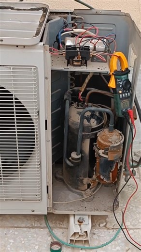 compressor terminal sort warking ok #shortvideo #techchampionsaport #viralvideo #airconditioner