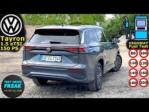 2025 Volkswagen Tayron 1.5 eTSI 150 PS 🚗 Test Drive | Fuel Consumption & Performance Review