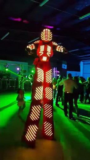 LED Robots - RoboTRON - Dancing at Quinceañera, Sweet 16, Wedding, Birthday Parties