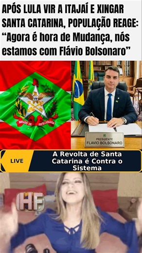 Flávio Bolsonaro gains unexpected support in SC 🔥 #brazil #santacatarina #politics