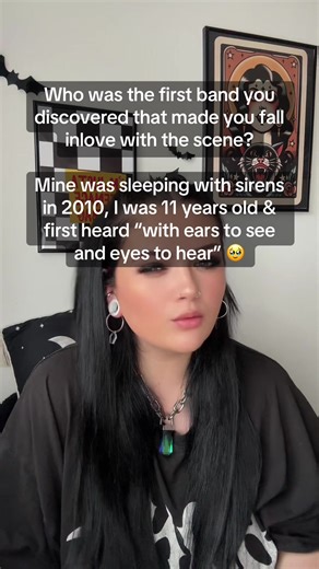 One of the bands I’ve listened to since the absolute beginning 🥺 my bedroom was full of kellin posters 😂 #alt #alternative #alternativegirl #sleepingwithsirens #sws