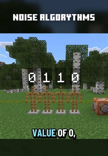 Making white noise with ONLY COMMANDS #MINECRAFT