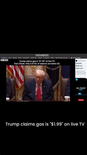 Fact Check: Only 0.013% of stations are below $2. Can we get a fact checker on payroll please. #politics #Trump #energy #gas | Progressive Power