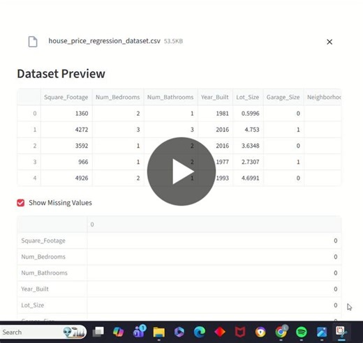 House Price Prediction App with Machine Learning and Streamlit | Lucky Parani posted on the topic | LinkedIn