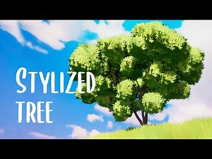 How to CREATE a stylized GHIBLI inspired TREE - STEP BY STEP Tutorial - UE5 and blender