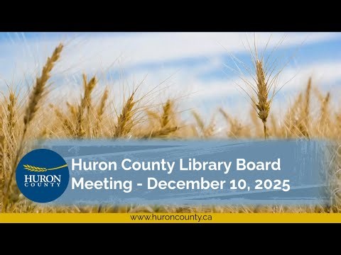 Huron County - Library Board Meeting - December 10, 2025
