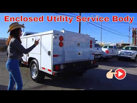 2014 Ford F250 Fully Enclosed Utility Service Truck, Stunning Quality! FleetTrucksUSA.com