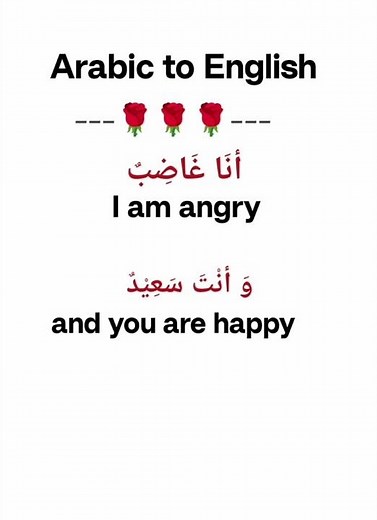 arabic to English translation