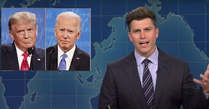 Saturday Night Live pokes fun at Daniel Jones’ trip and fall on run during Eagles game