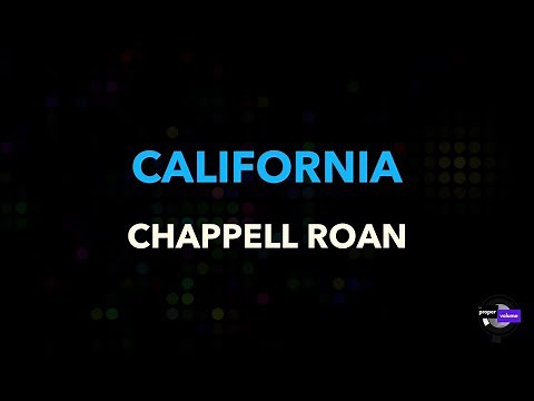 Chappell Roan - California | Karaoke Version