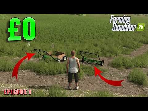 NO MONEY, NO TRACTOR…. IS THIS EVEN POSSIBLE? | Zero to Hero Challenge | FS25 | Episode 1