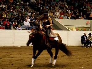 Freestyle Reining - This horse likes "Poker Face"