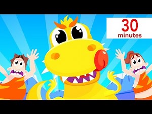 Baby T-Rex and the Dinosaur Dance, Baby Shark, Finger Family, and more! | Kids Songs Compilation