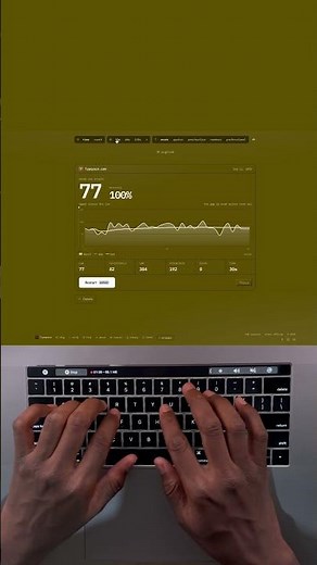 77 WPM | 100% accuracy ! 😱 Fastest Typing Test