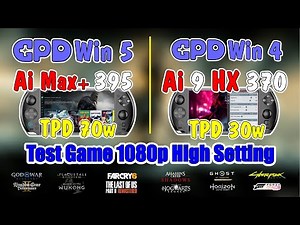 GPD Win 4 (30W) vs GPD Win 5 (70W): Who is the handheld king?
