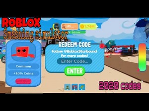 All Working Codes Of Smashing Simulator Roblox June 2020 Roblox (June 2020)