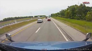 Driver Loses Control Before Slamming Into Another Car