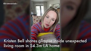 Kristen Bell's spacious living room inside $4.3m LA home is so unexpected